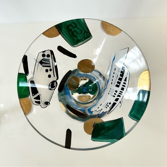 2x Millionaires Martini glass by Lolita made in USA - Picture 2 of 5